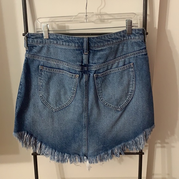 Free People Denim Skirt (Size 30/Standard) - Picture 6 of 10